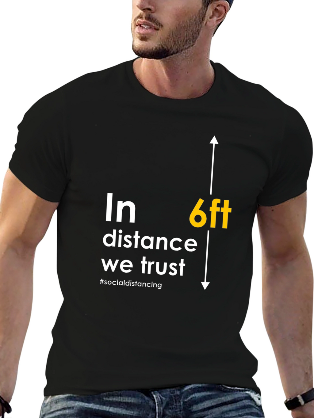 6ft Distance Trust T-Shirt - Social Distancing