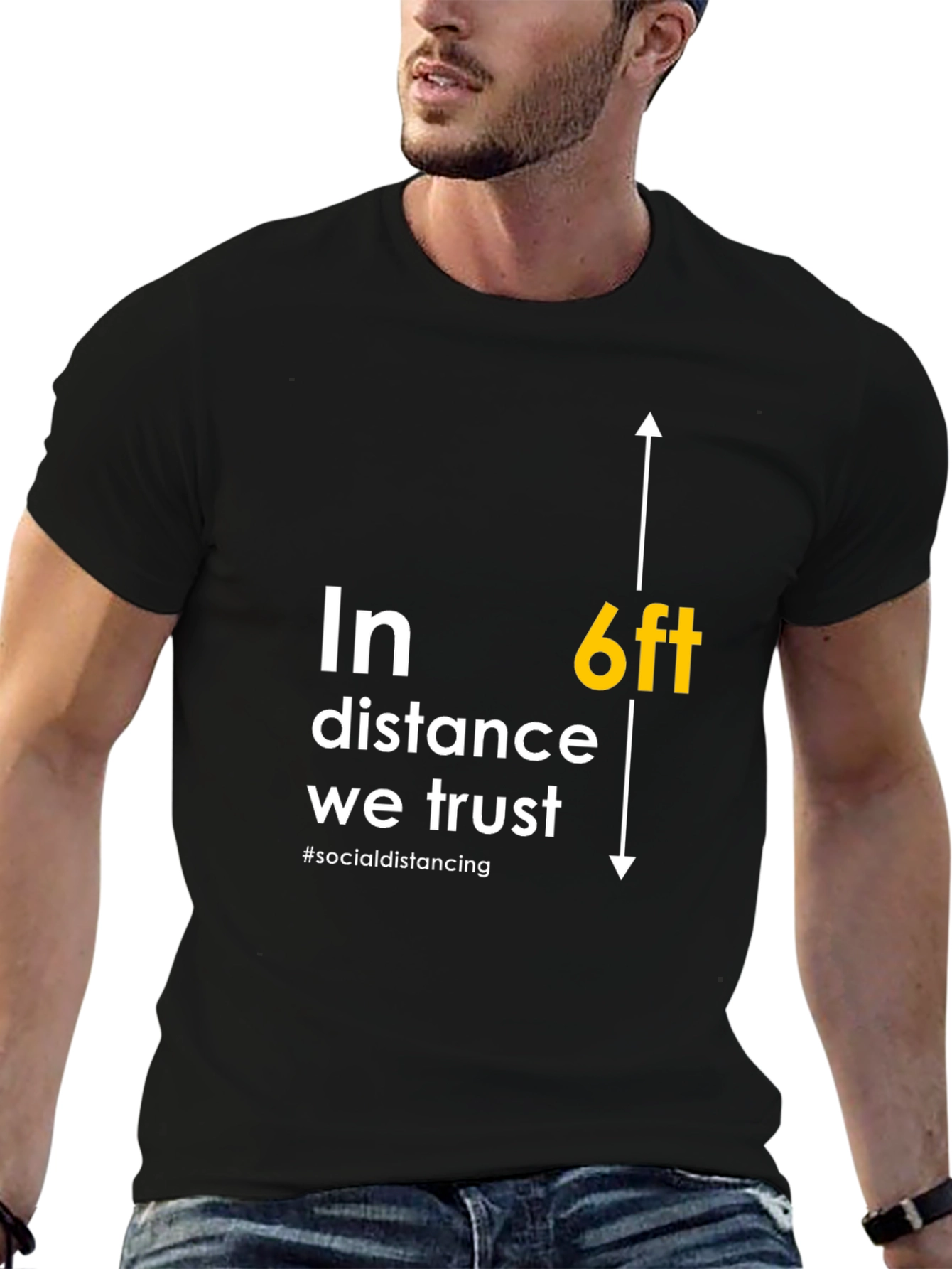 6ft Distance Trust T-Shirt - Social Distancing