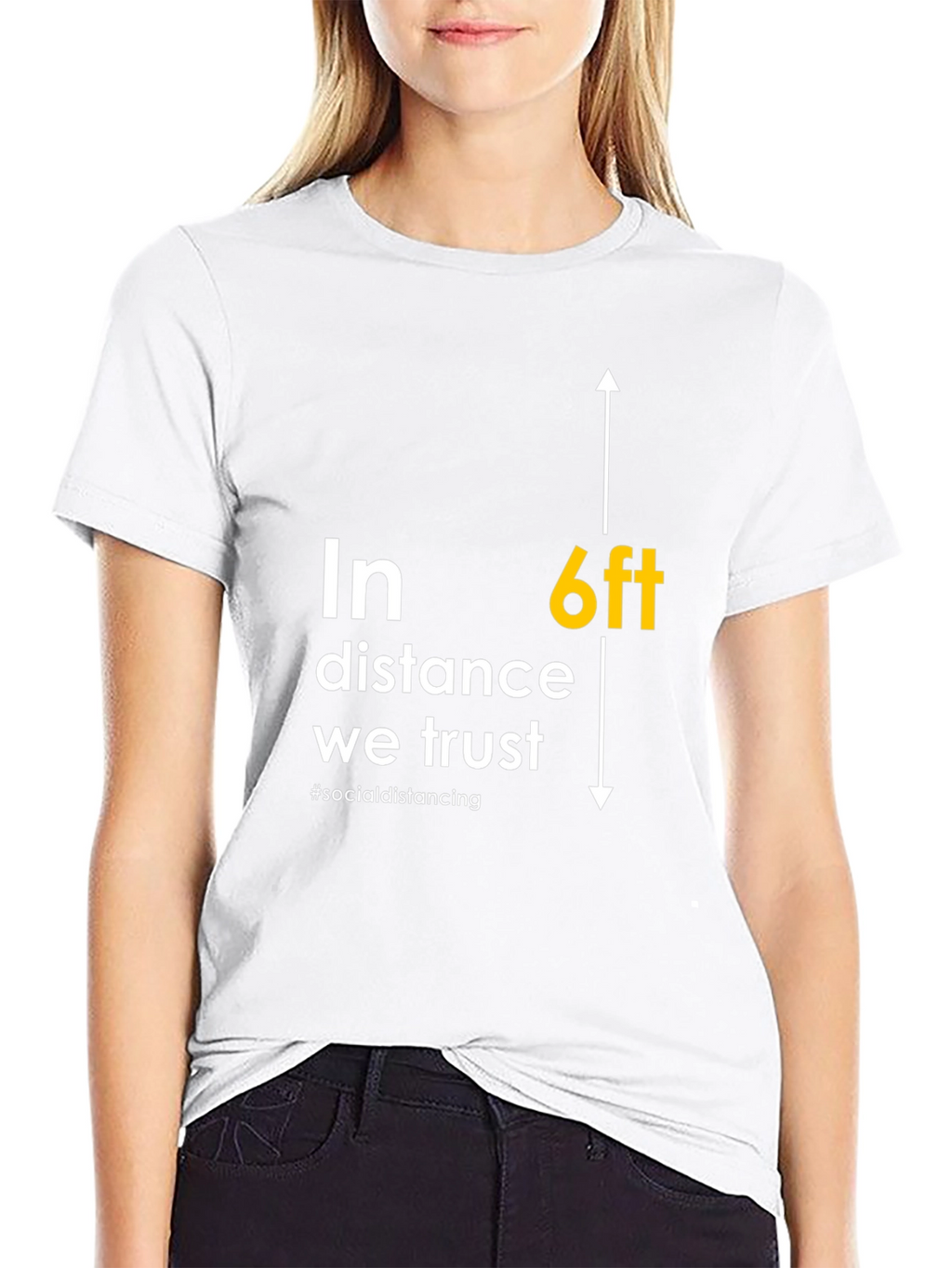 6ft Distance Trust T-Shirt - Social Distancing