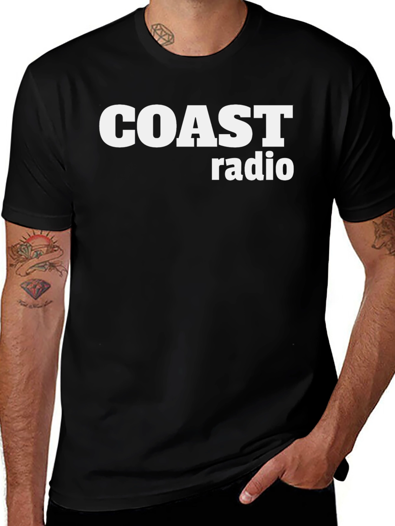 Coast Radio Black T-Shirt