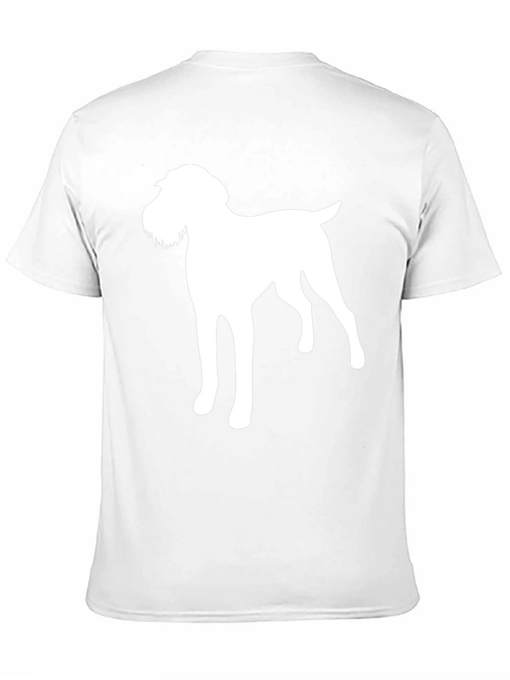 Dog Silhouette Graphic Tee - Black T-Shirt
