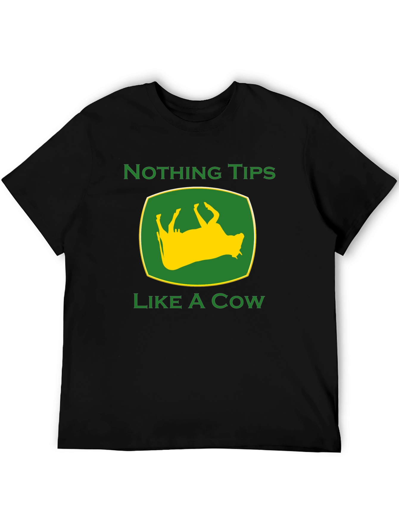 Funny Nothing Tips Like A Cow Graphic Tee