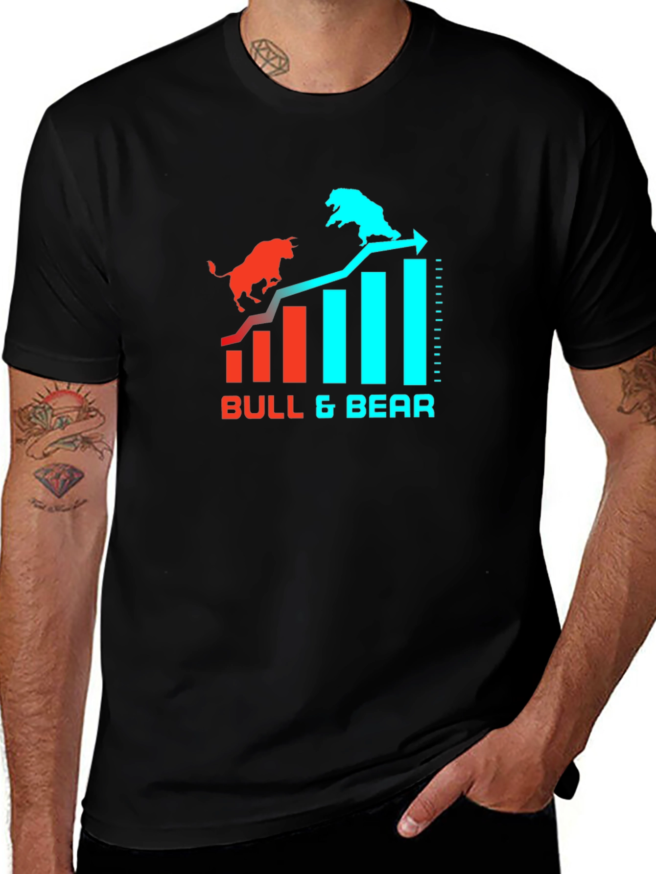 Bull & Bear Stock Market T-Shirt