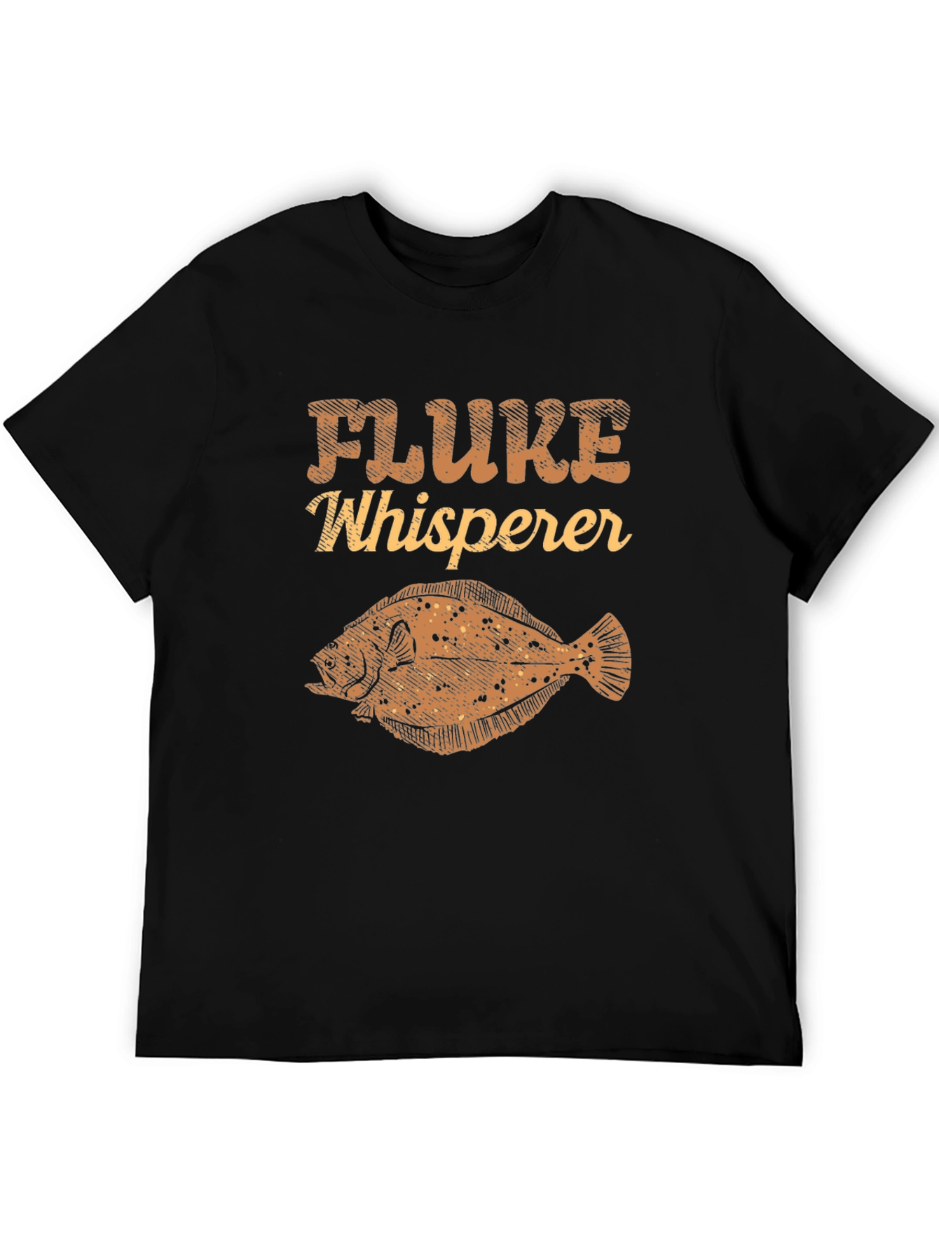 Fluke Whisperer Graphic Tee - Black Cotton T-Shirt