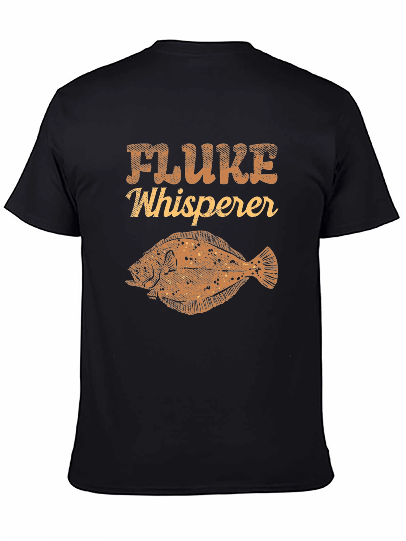 Fluke Whisperer Graphic Tee - Black Cotton T-Shirt