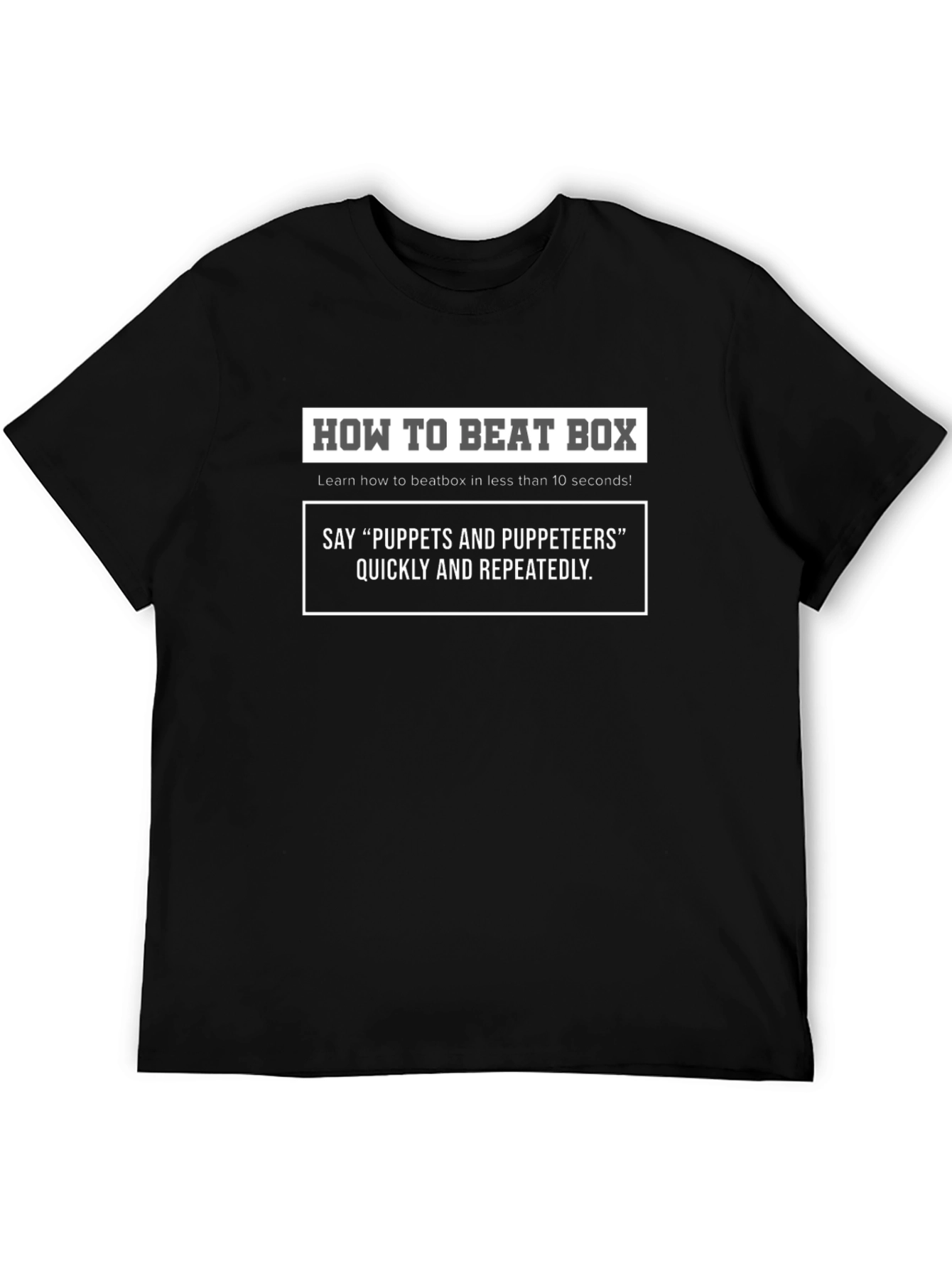 Funny Beatbox Tutorial T-Shirt