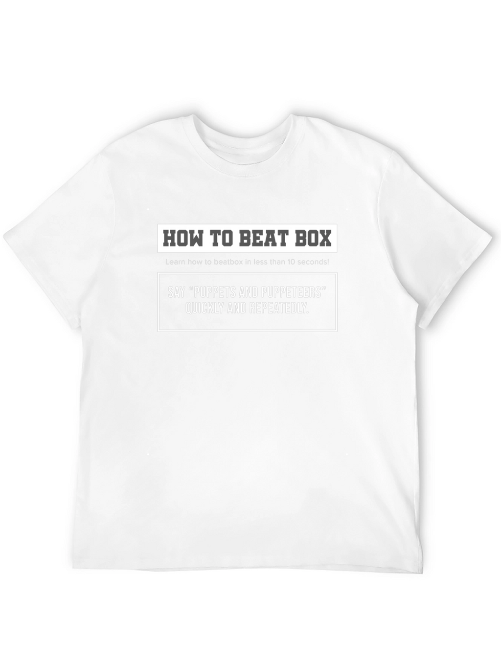 Funny Beatbox Tutorial T-Shirt