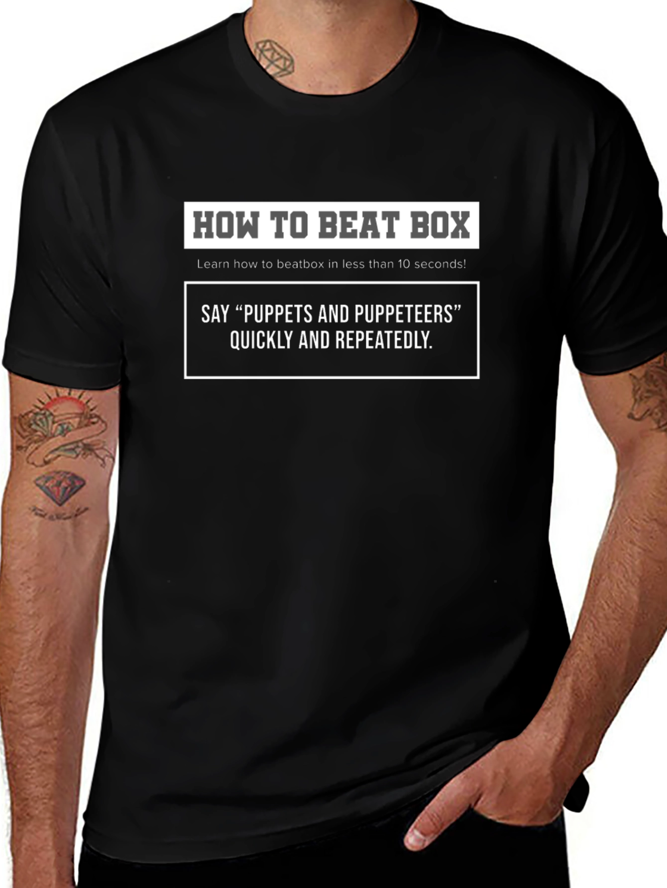 Funny Beatbox Tutorial T-Shirt