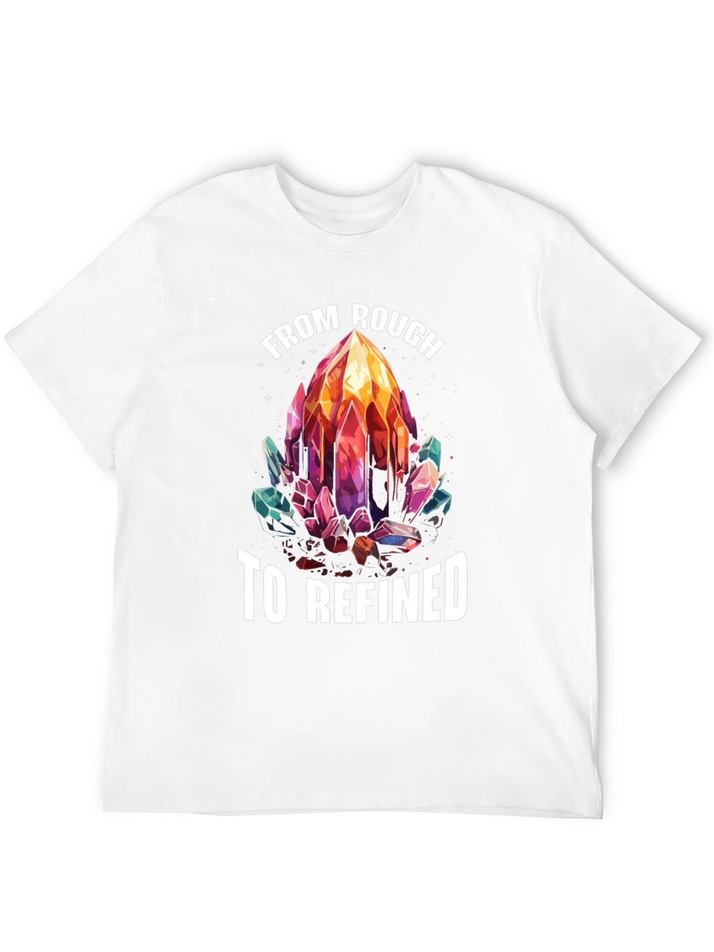 From Rough to Refined Crystal Graphic Tee