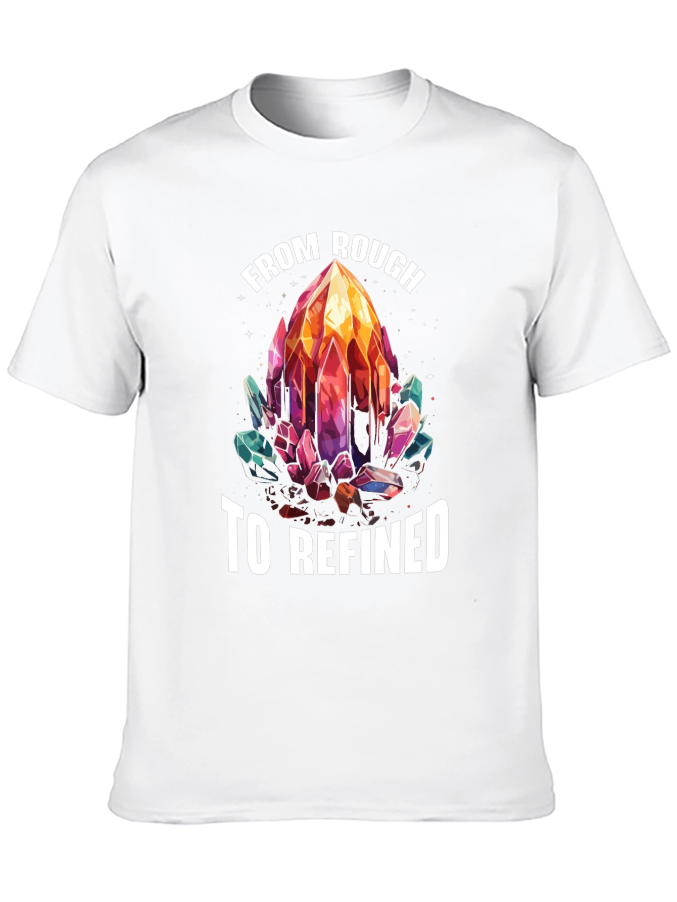 From Rough to Refined Crystal Graphic Tee