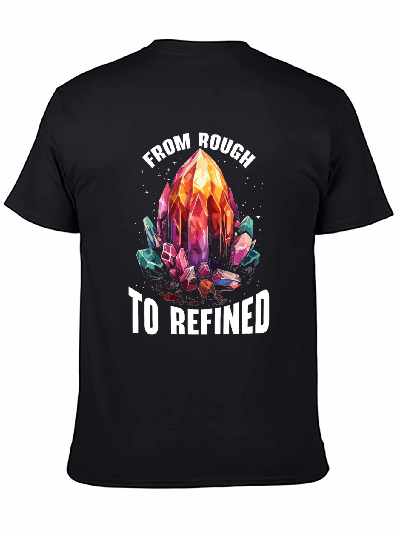 From Rough to Refined Crystal Graphic Tee