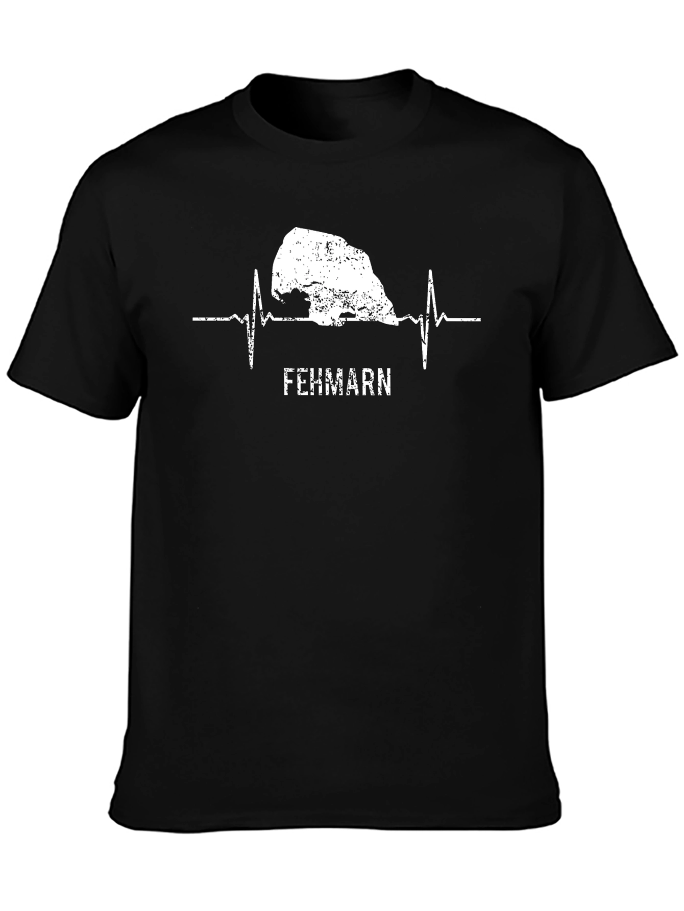 Fehmarn Island Heartbeat T-Shirt