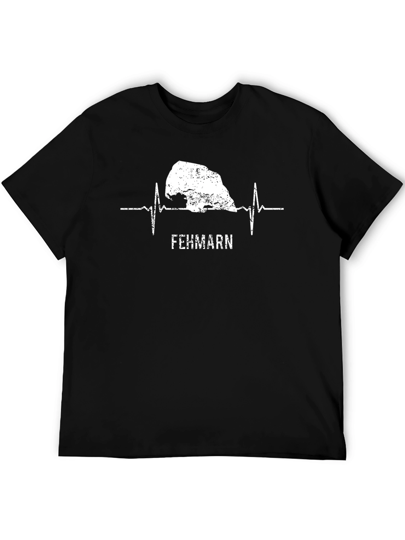 Fehmarn Island Heartbeat T-Shirt