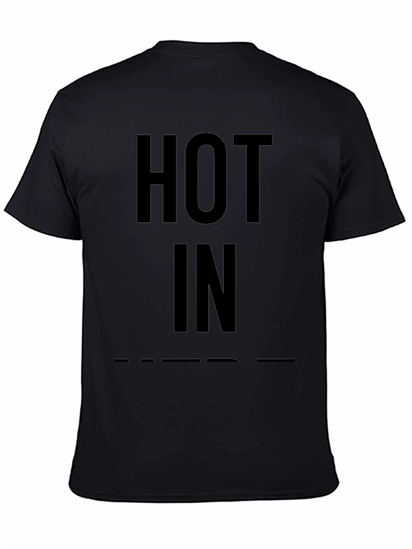 Hot In Black Graphic Tee