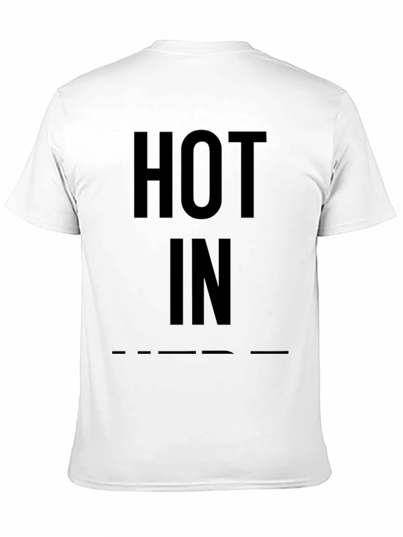 Hot In Black Graphic Tee