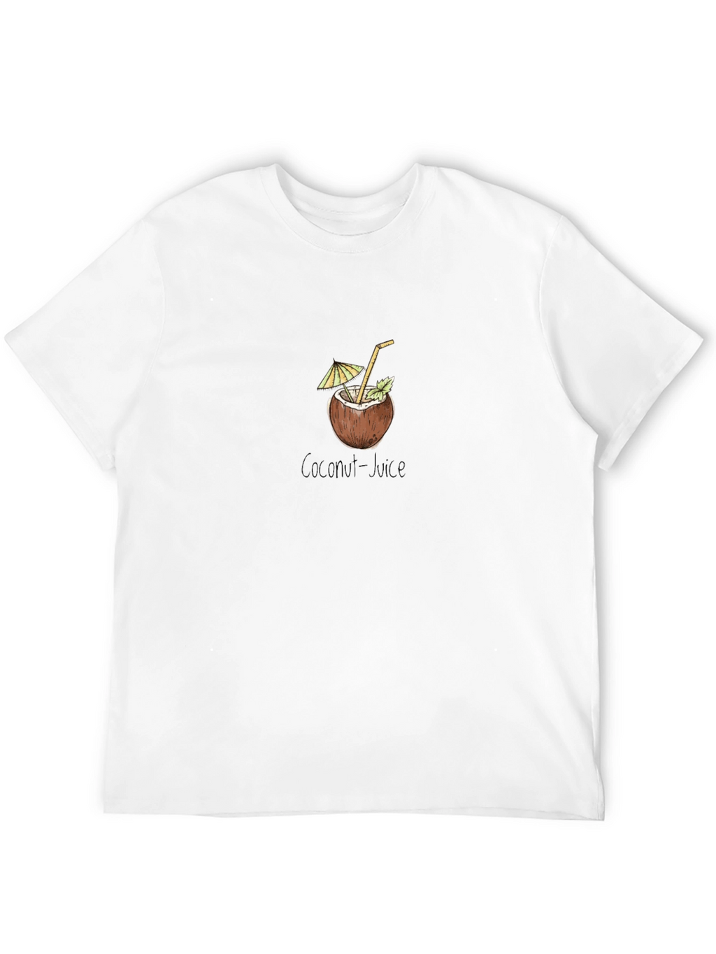 Coconut Juice Graphic Tee - Tropical Vibes