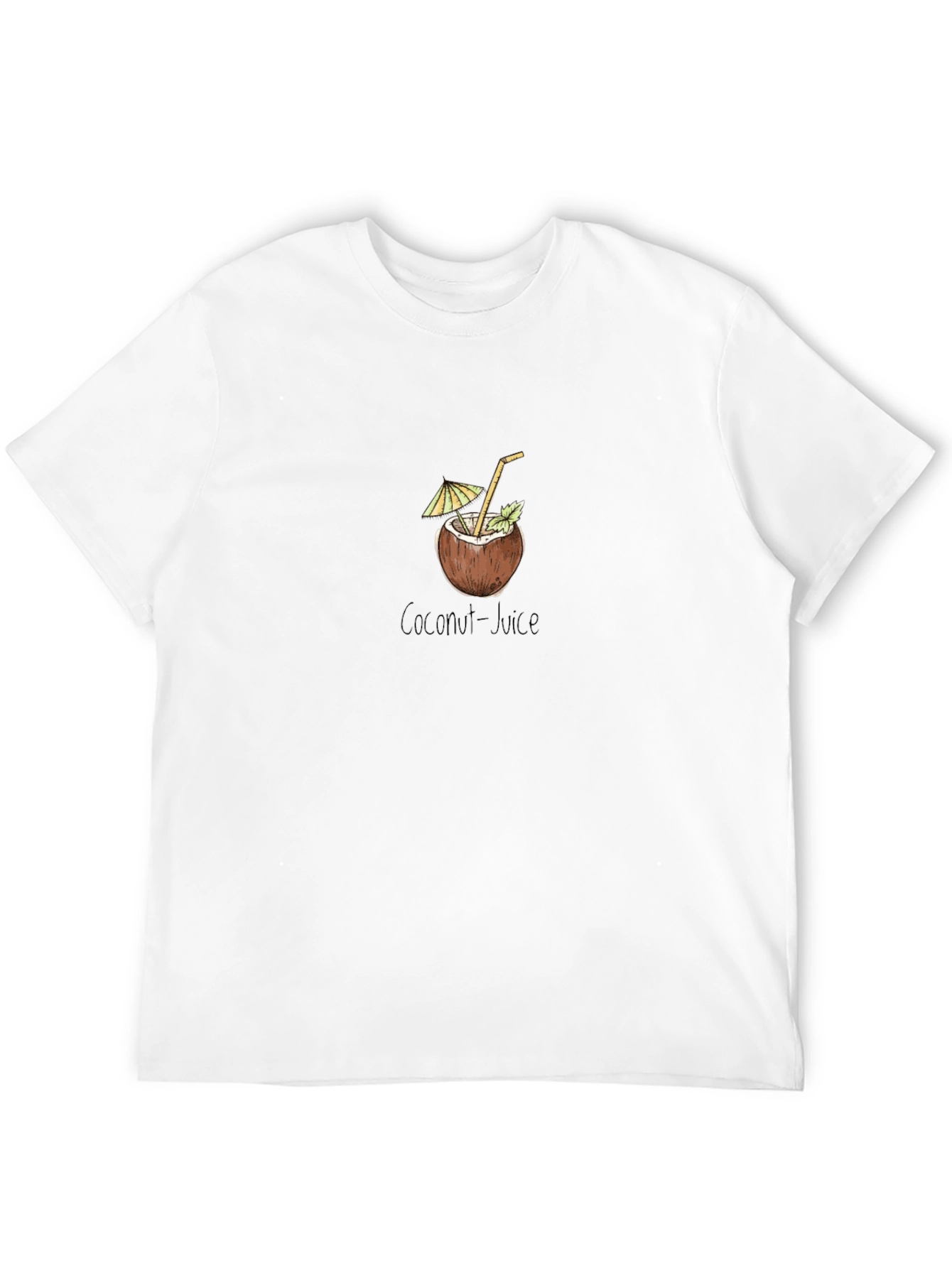 Coconut Juice Graphic Tee - Tropical Vibes