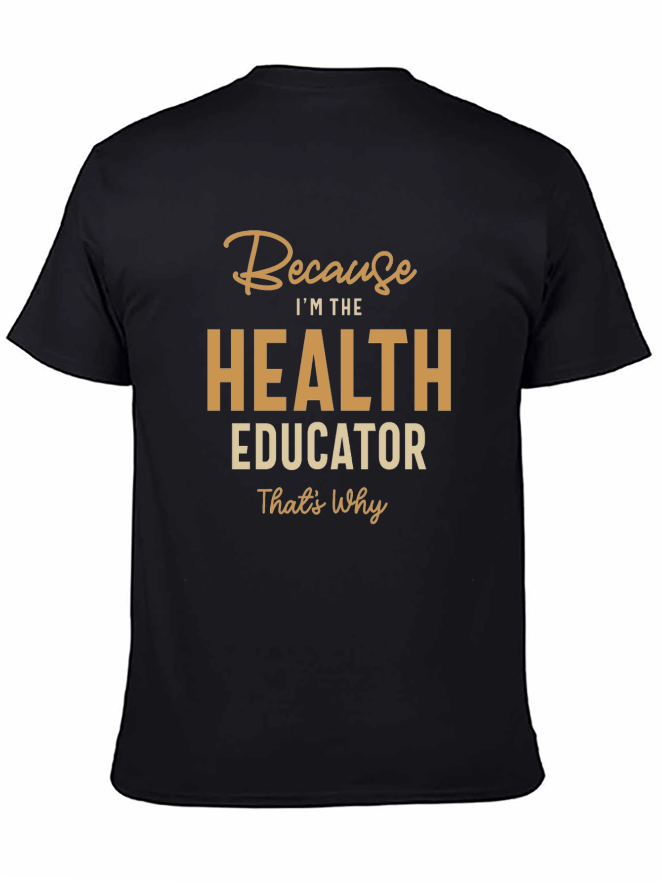 Health Educator Graphic Tee - Black