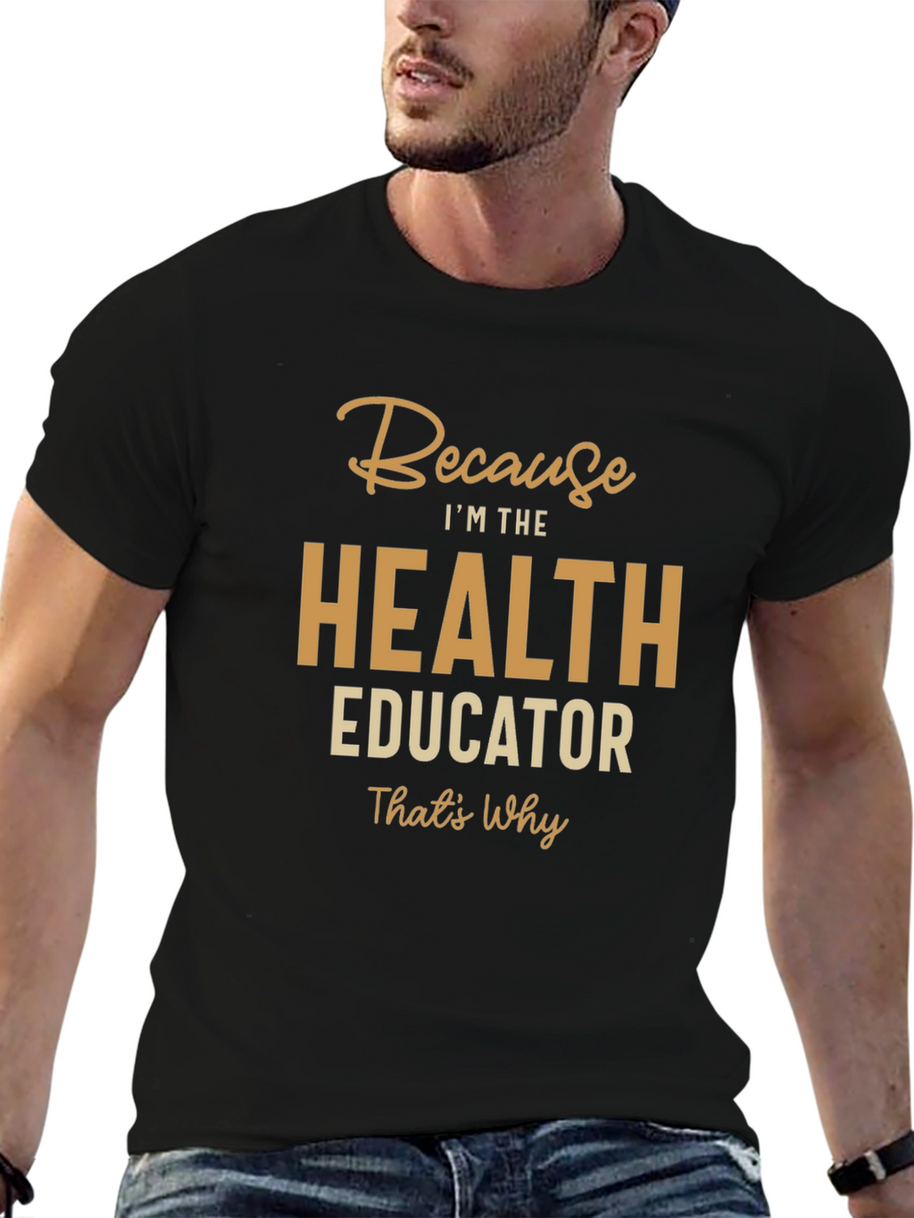 Health Educator Graphic Tee - Black