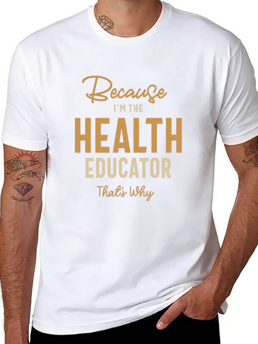 Health Educator Graphic Tee - Black