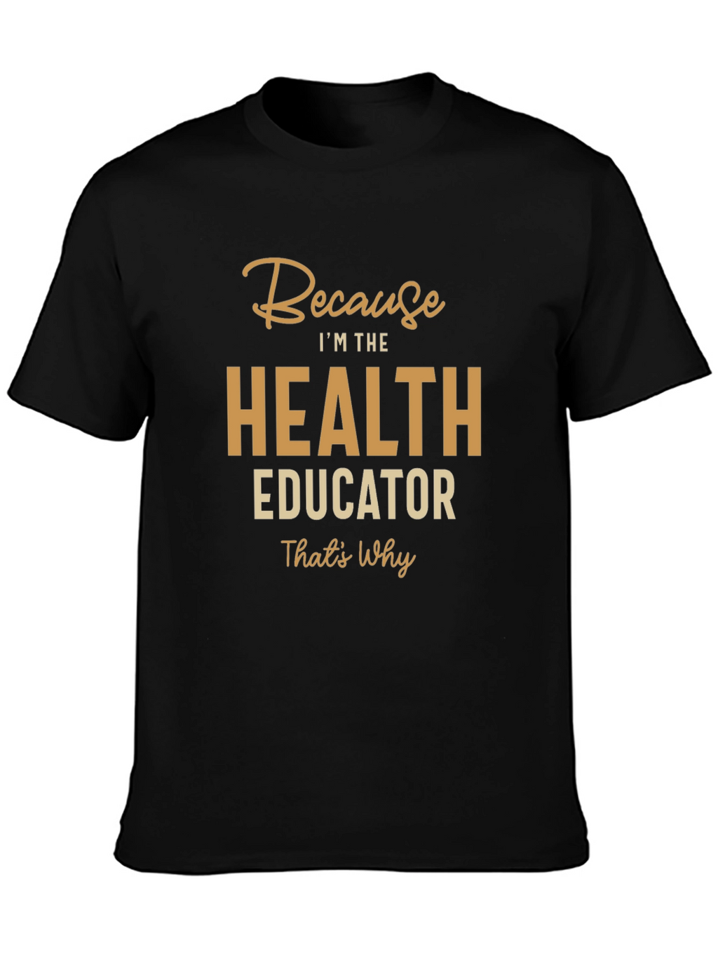 Health Educator Graphic Tee - Black