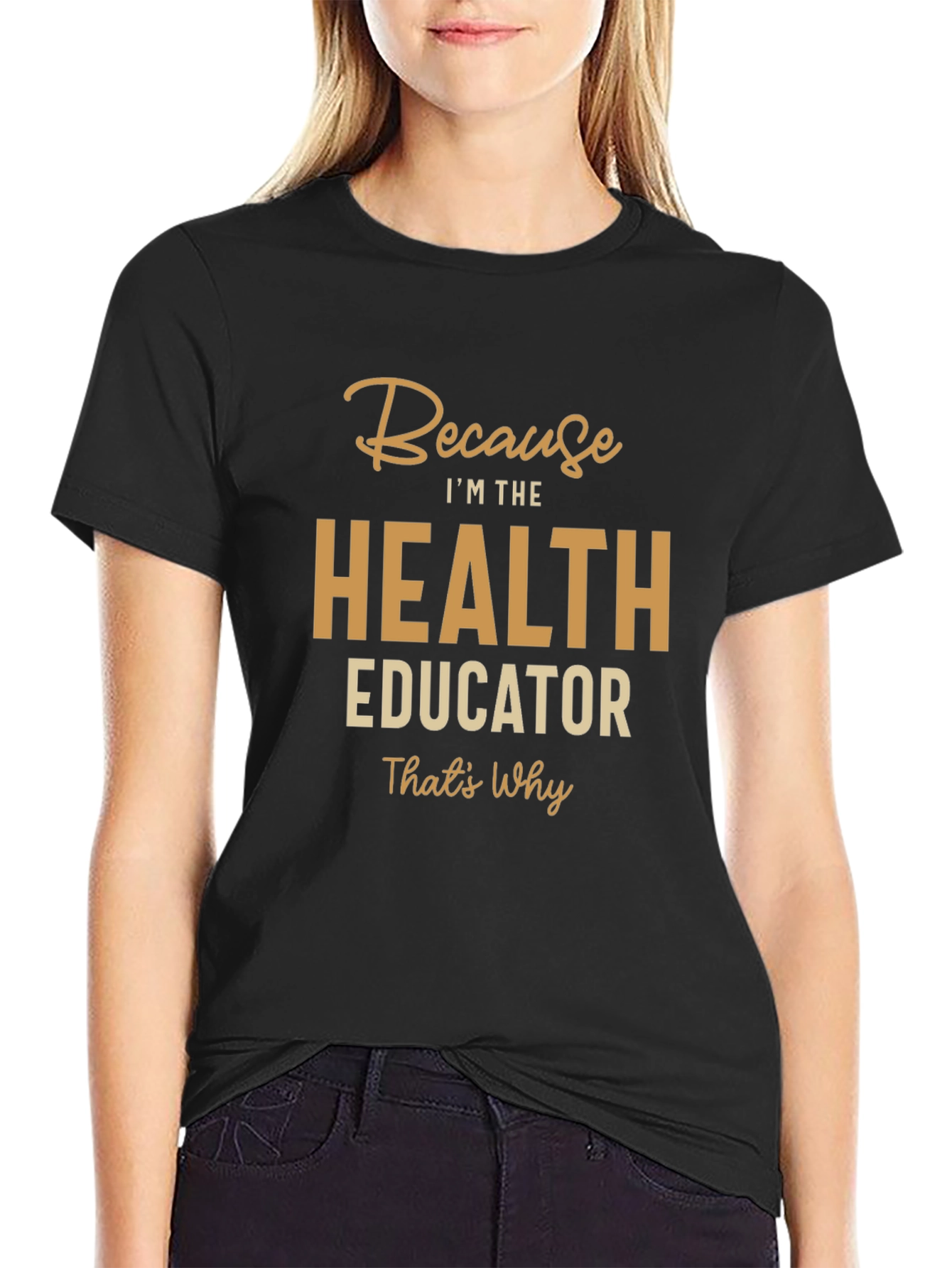 Health Educator Graphic Tee - Black