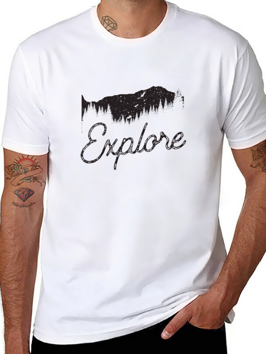 Explore Graphic Tee - Adventure Awaits