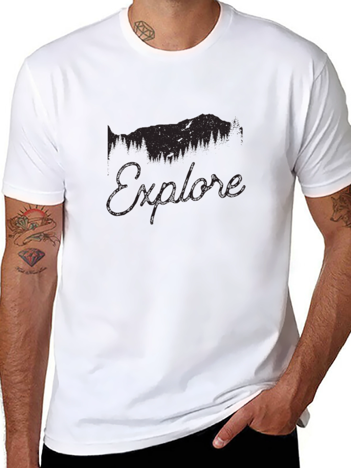 Explore Graphic Tee - Adventure Awaits