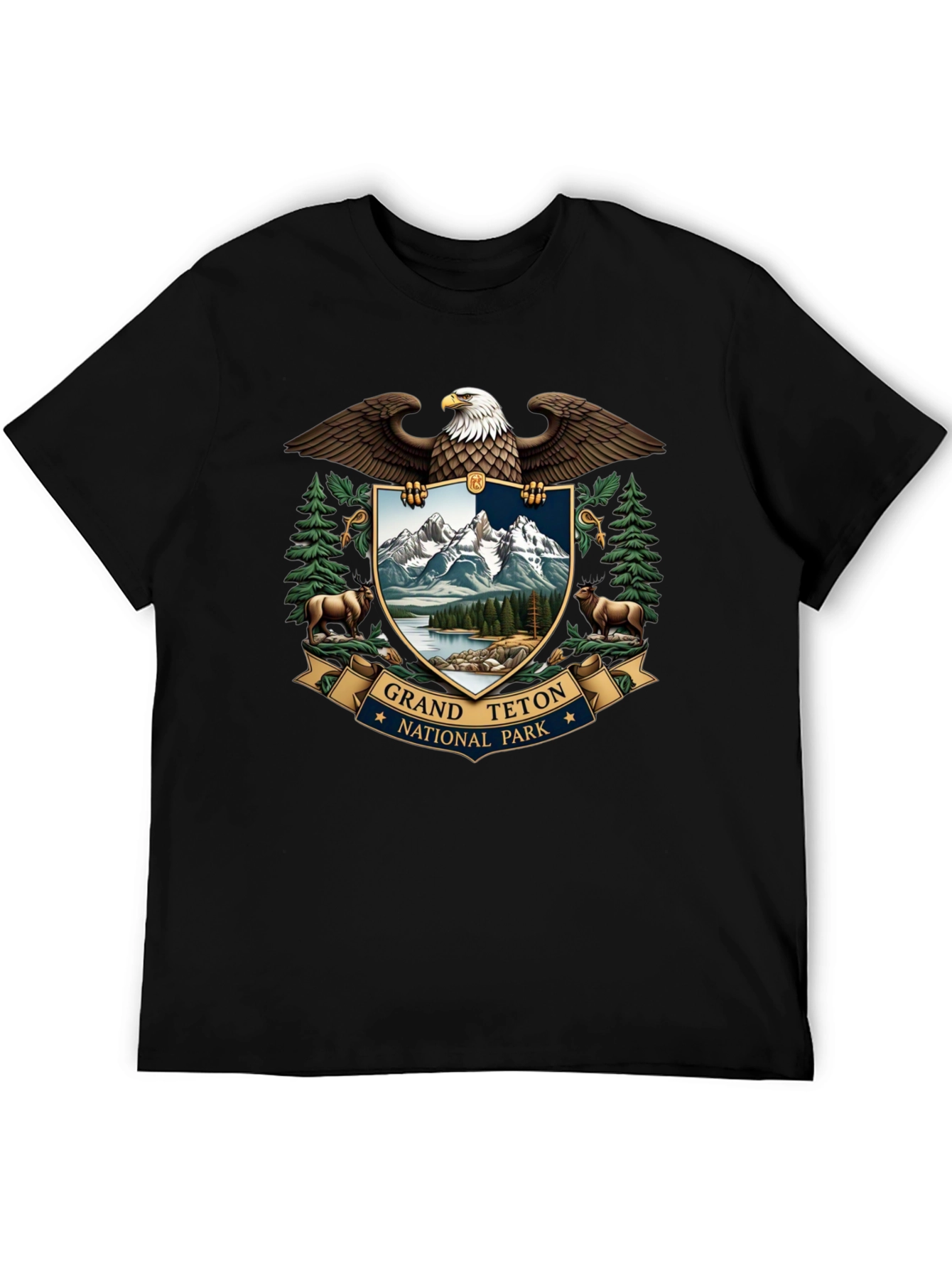 Grand Teton National Park Eagle Crest T-Shirt