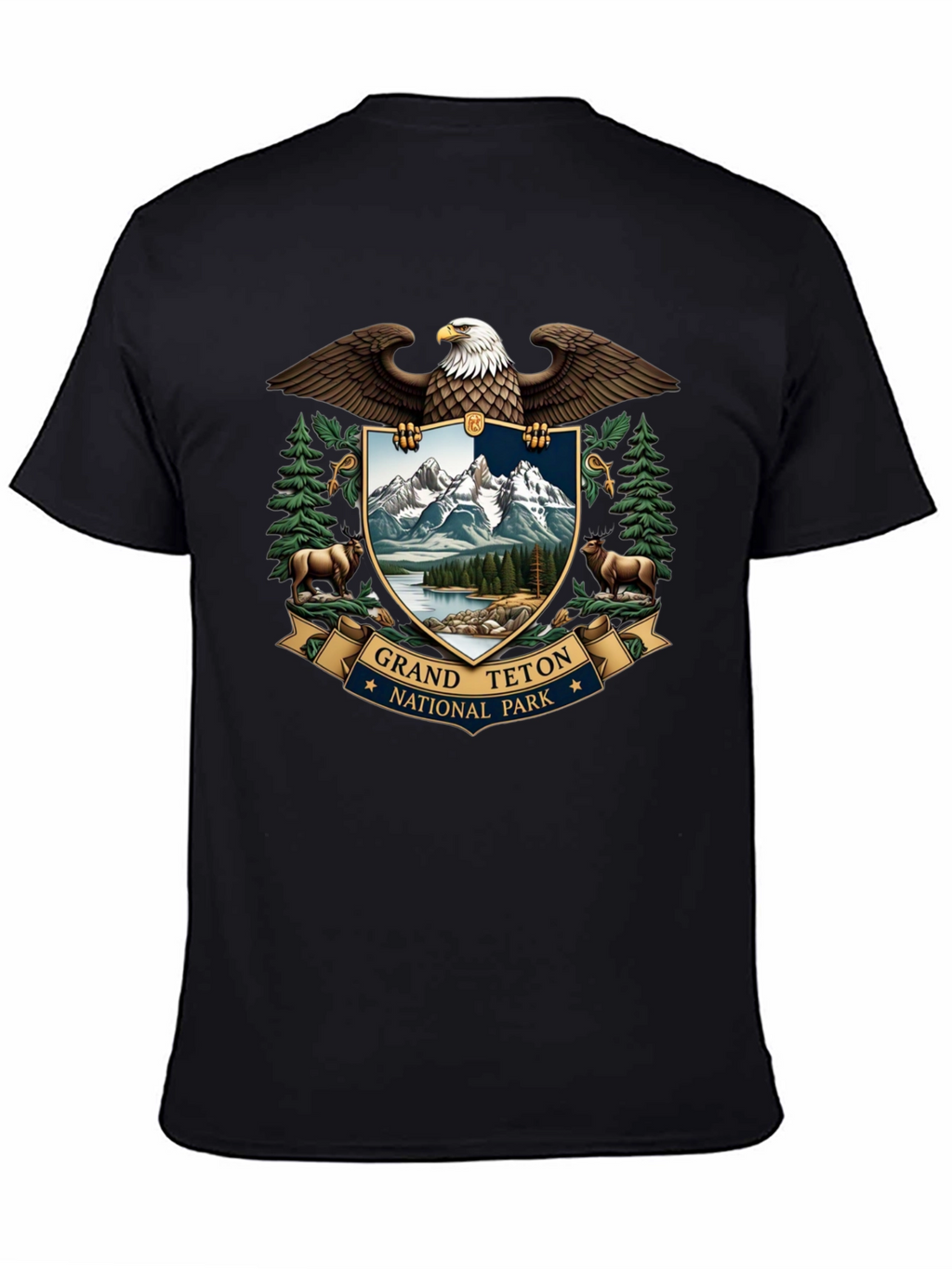 Grand Teton National Park Eagle Crest T-Shirt