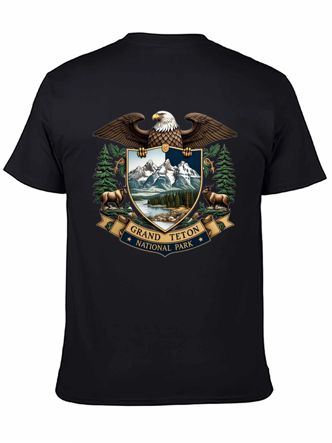 Grand Teton National Park Eagle Crest T-Shirt