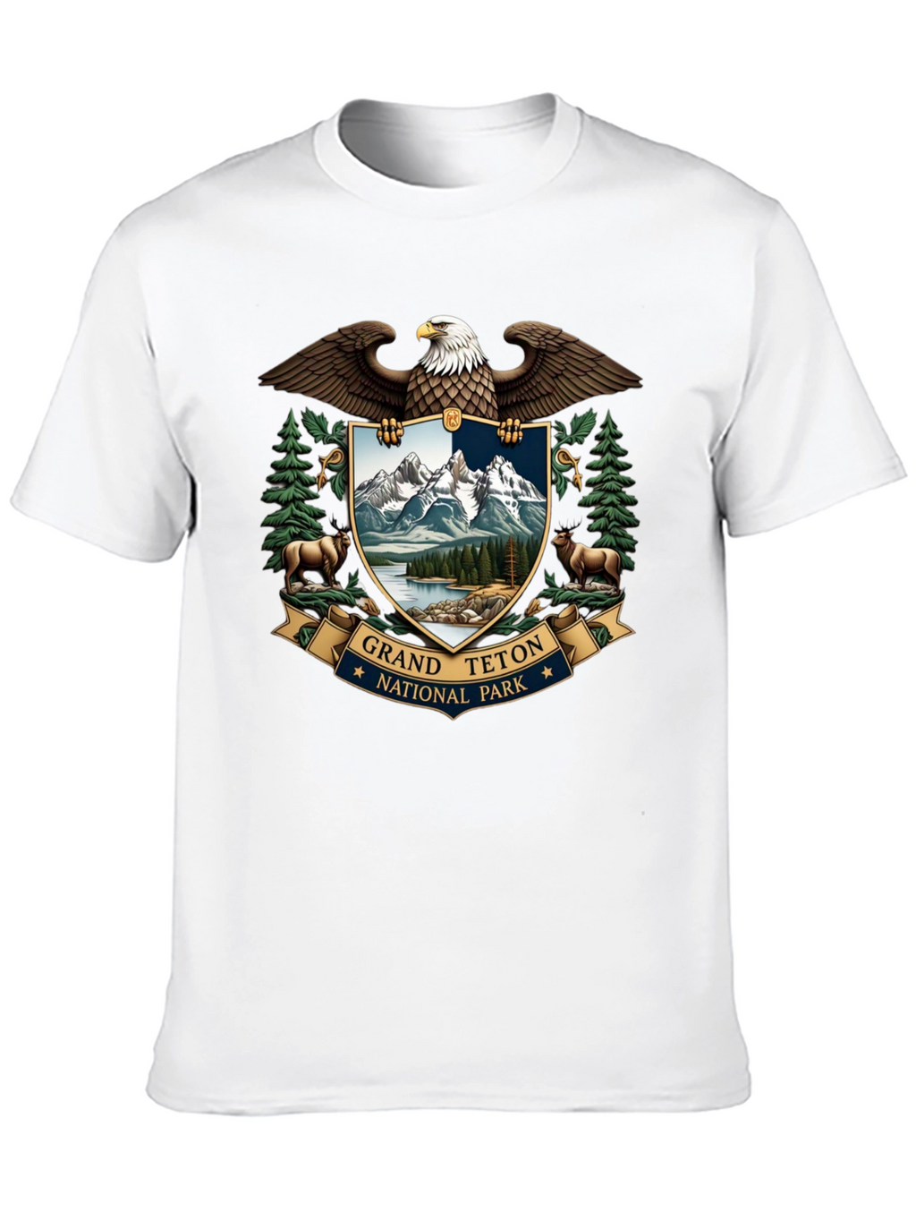 Grand Teton National Park Eagle Crest T-Shirt