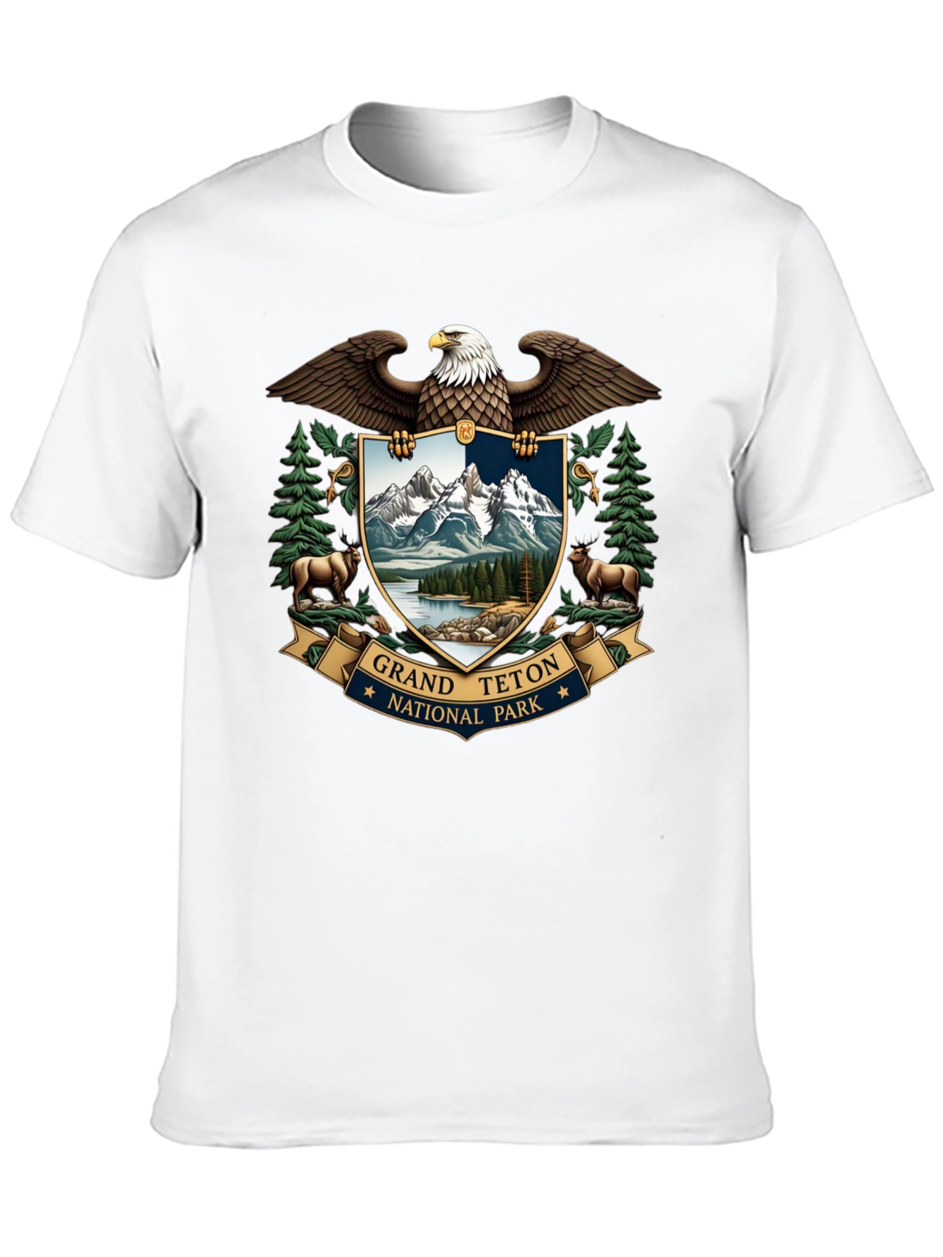 Grand Teton National Park Eagle Crest T-Shirt