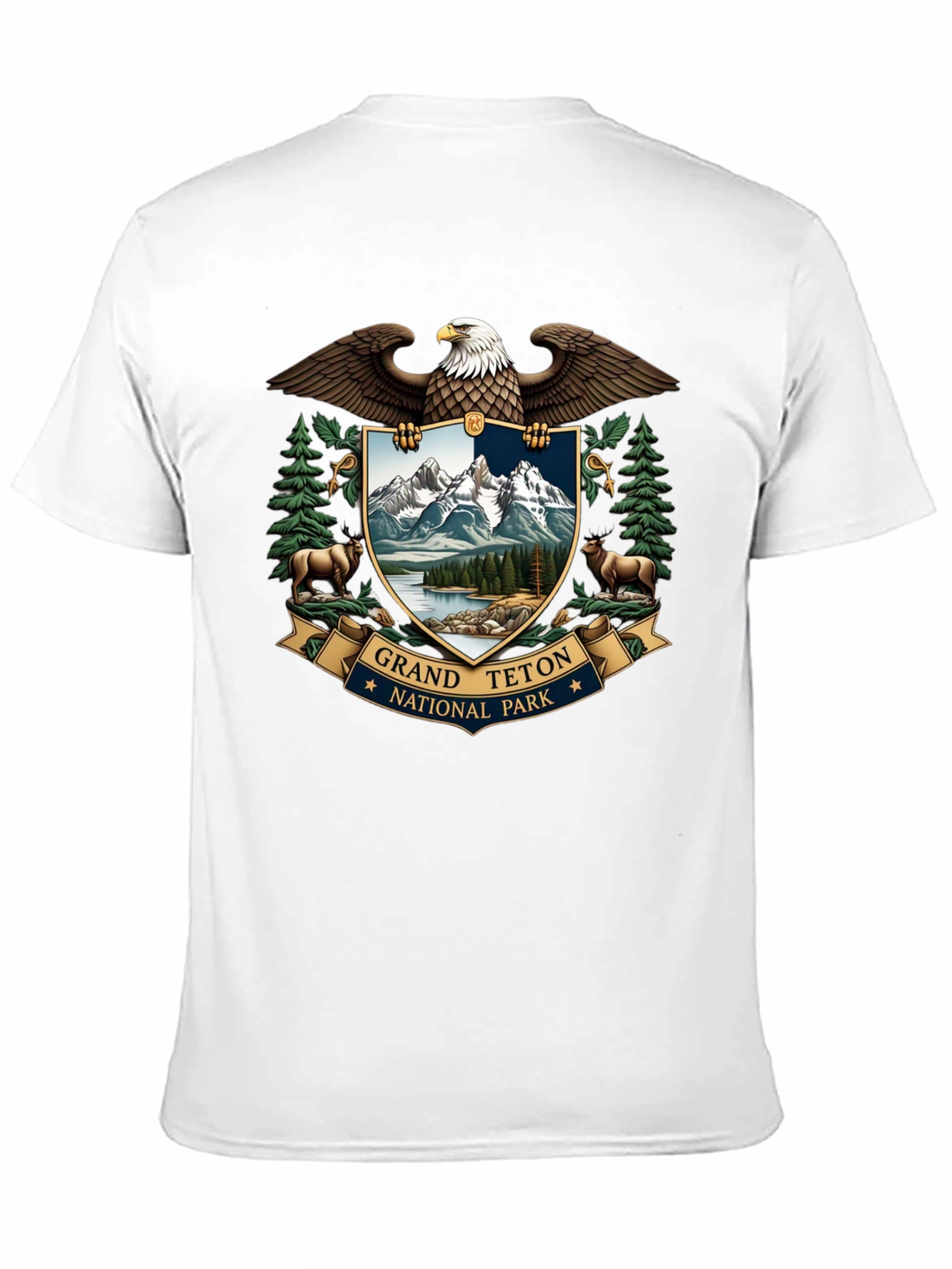 Grand Teton National Park Eagle Crest T-Shirt