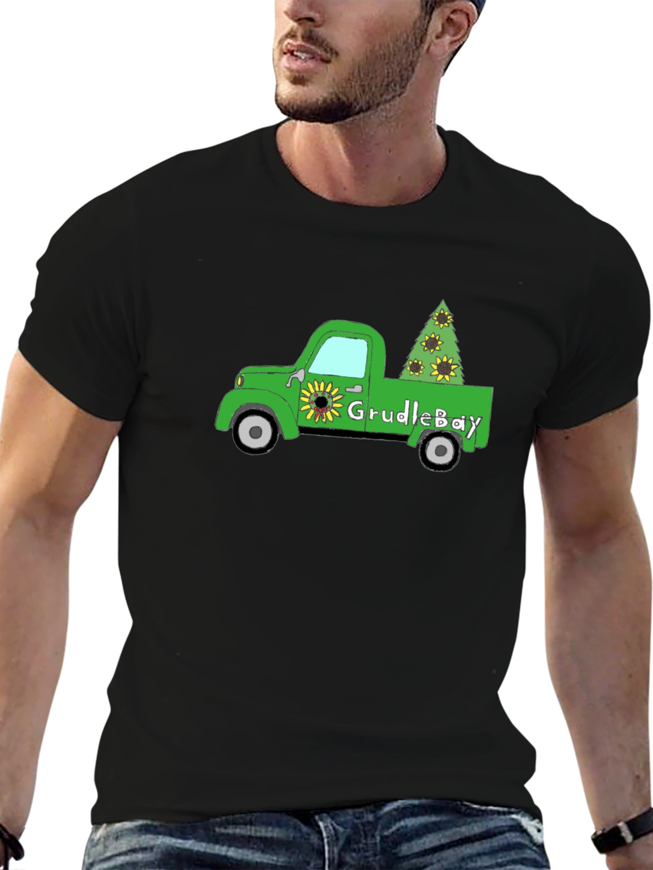 GrudleBay Sunflower Truck T-Shirt