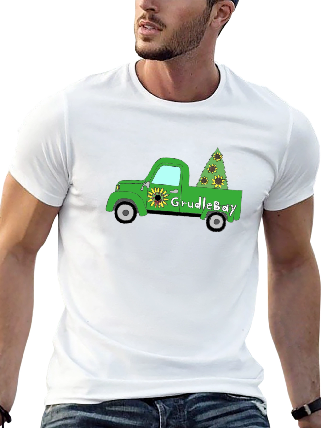 GrudleBay Sunflower Truck T-Shirt