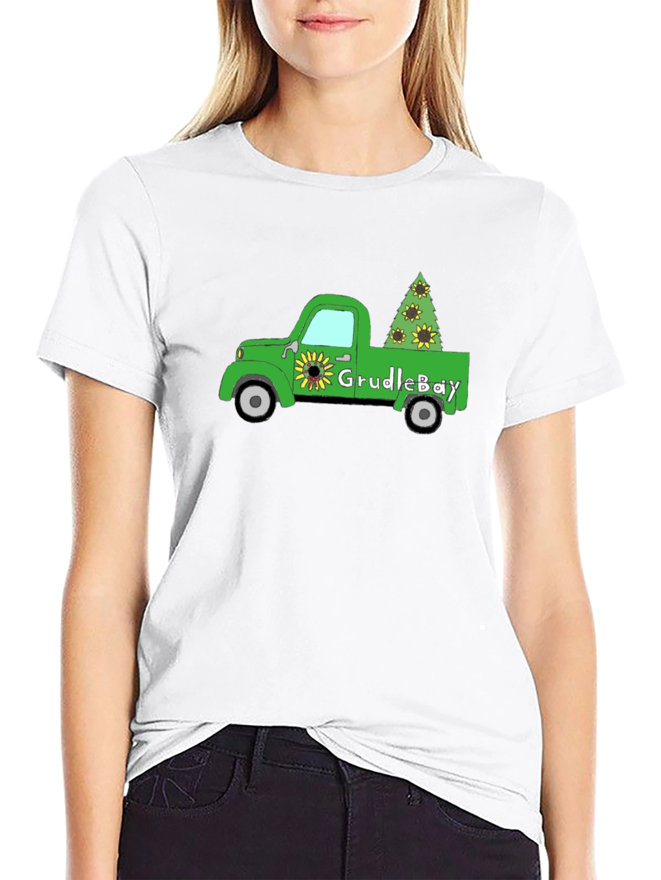GrudleBay Sunflower Truck T-Shirt