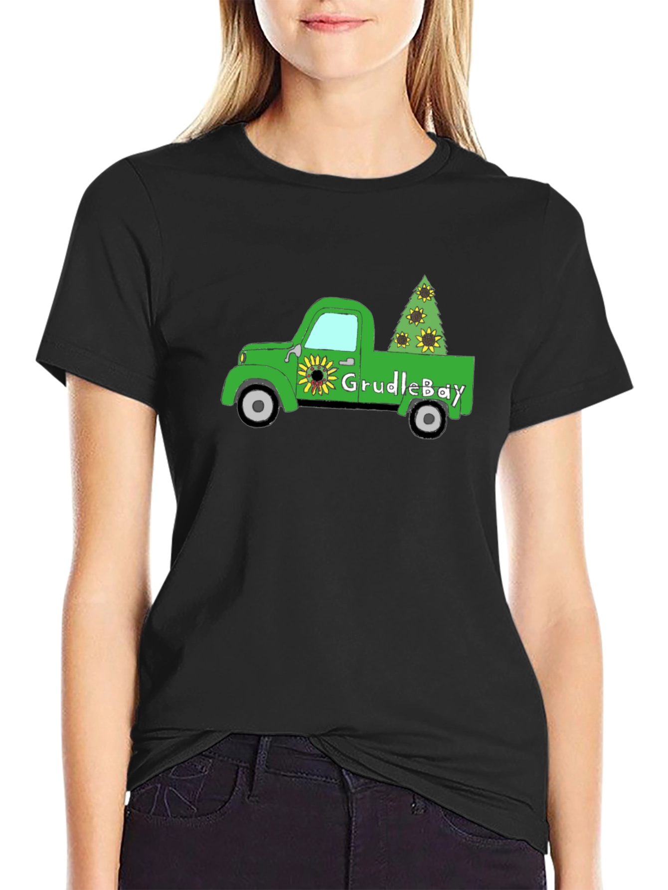 GrudleBay Sunflower Truck T-Shirt