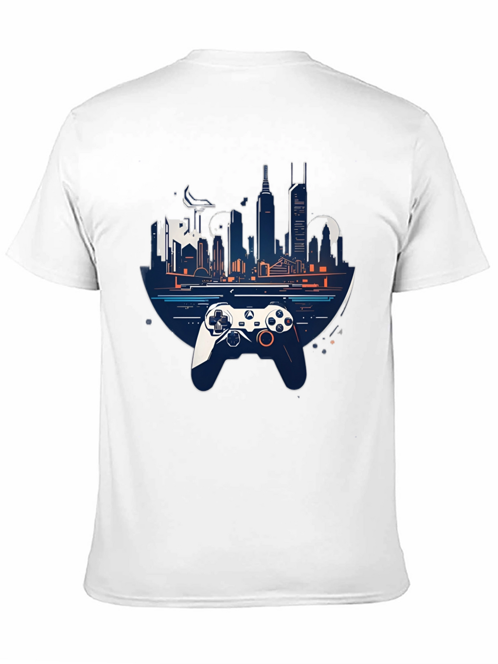 Gaming City T-Shirt - Stylish Controller Design