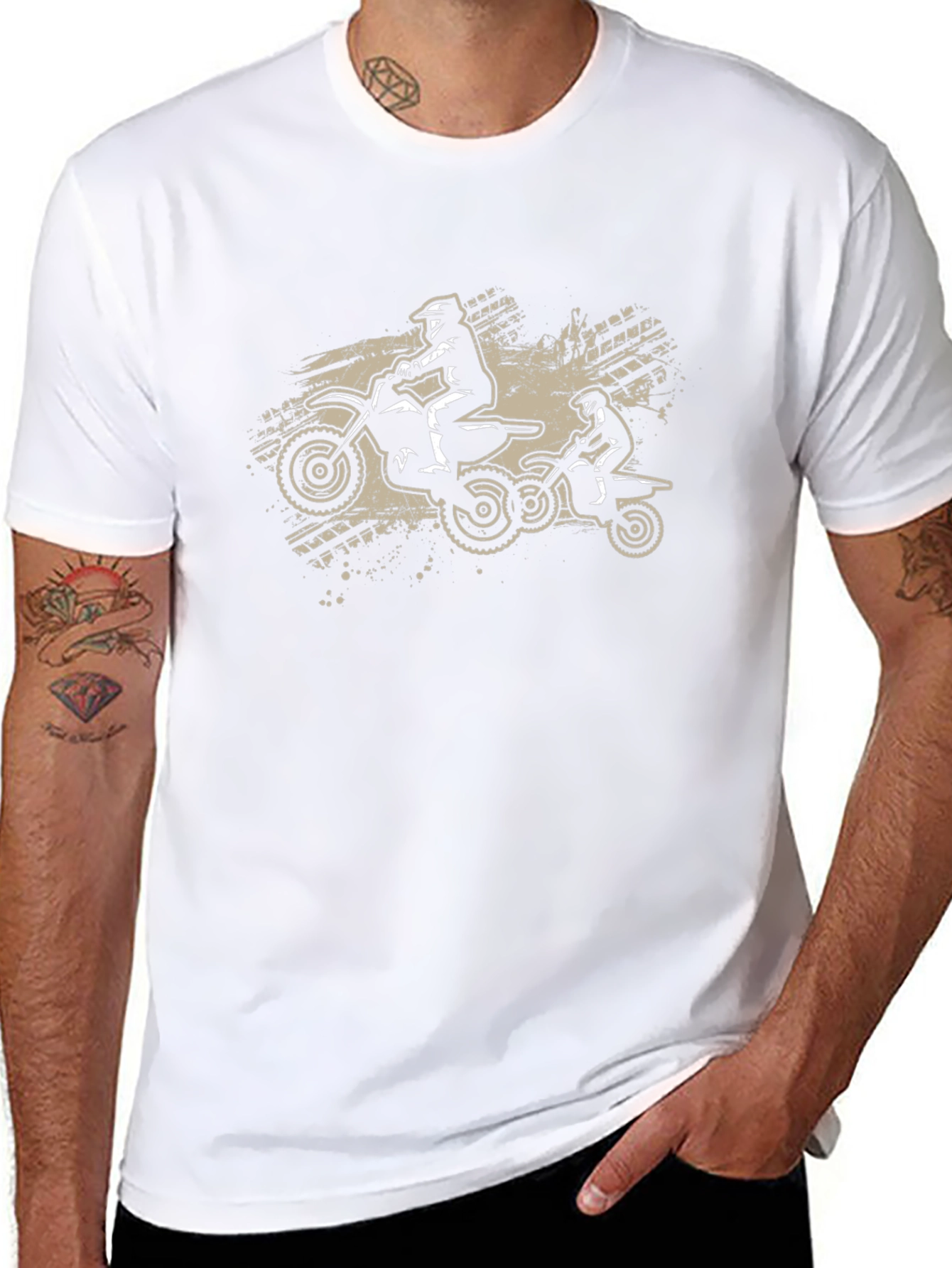 Dirt Bike Rider Graphic T-Shirt