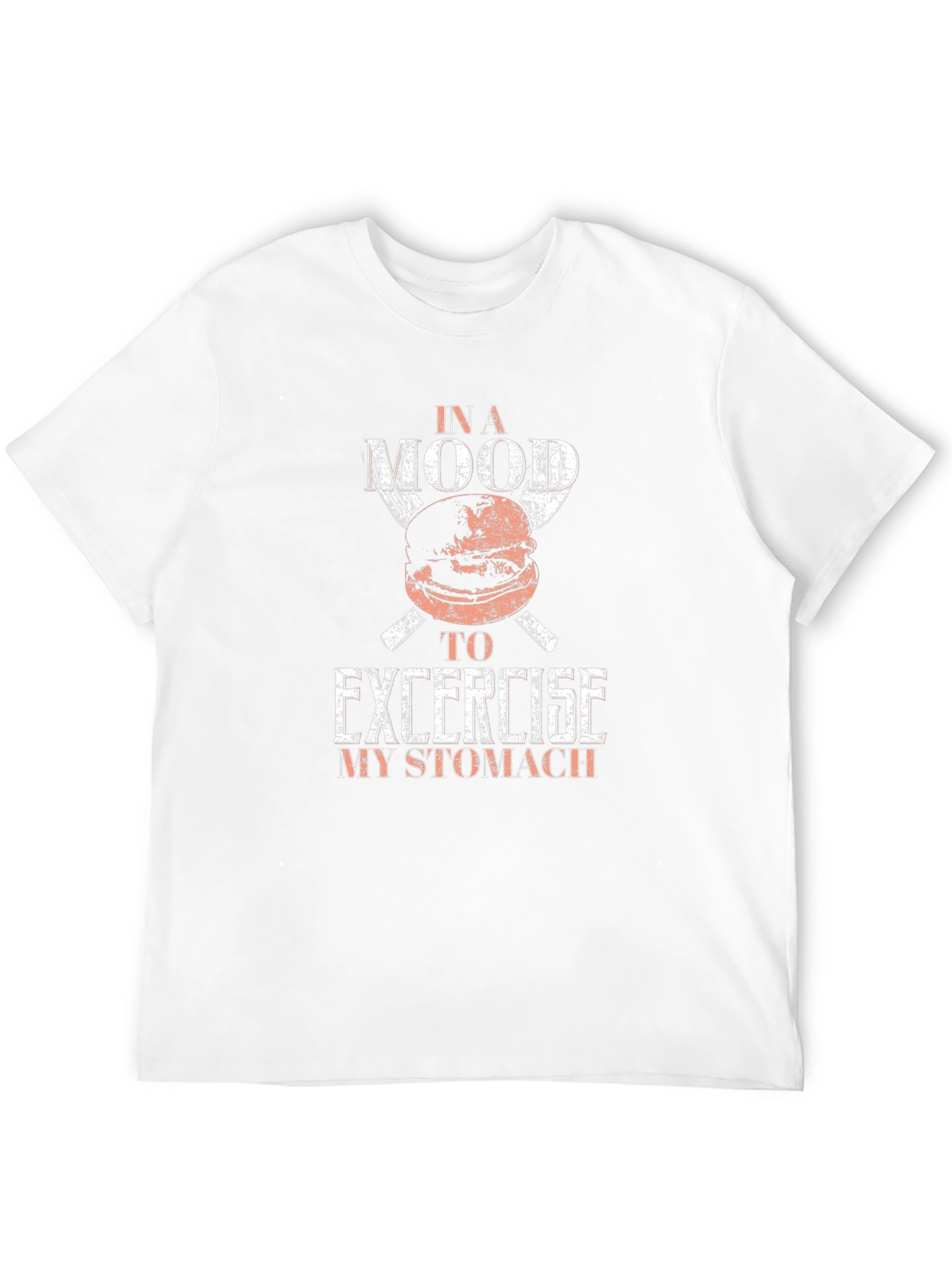 Funny Foodie T-Shirt - Exercise My Stomach