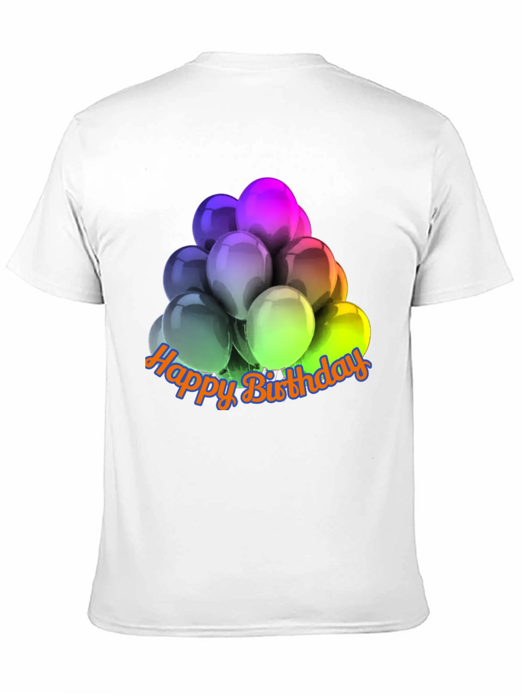 Happy Birthday Balloons Graphic T-Shirt