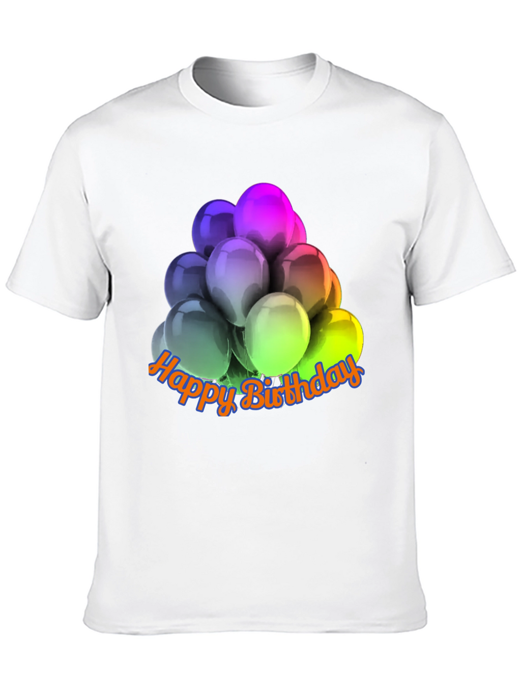 Happy Birthday Balloons Graphic T-Shirt