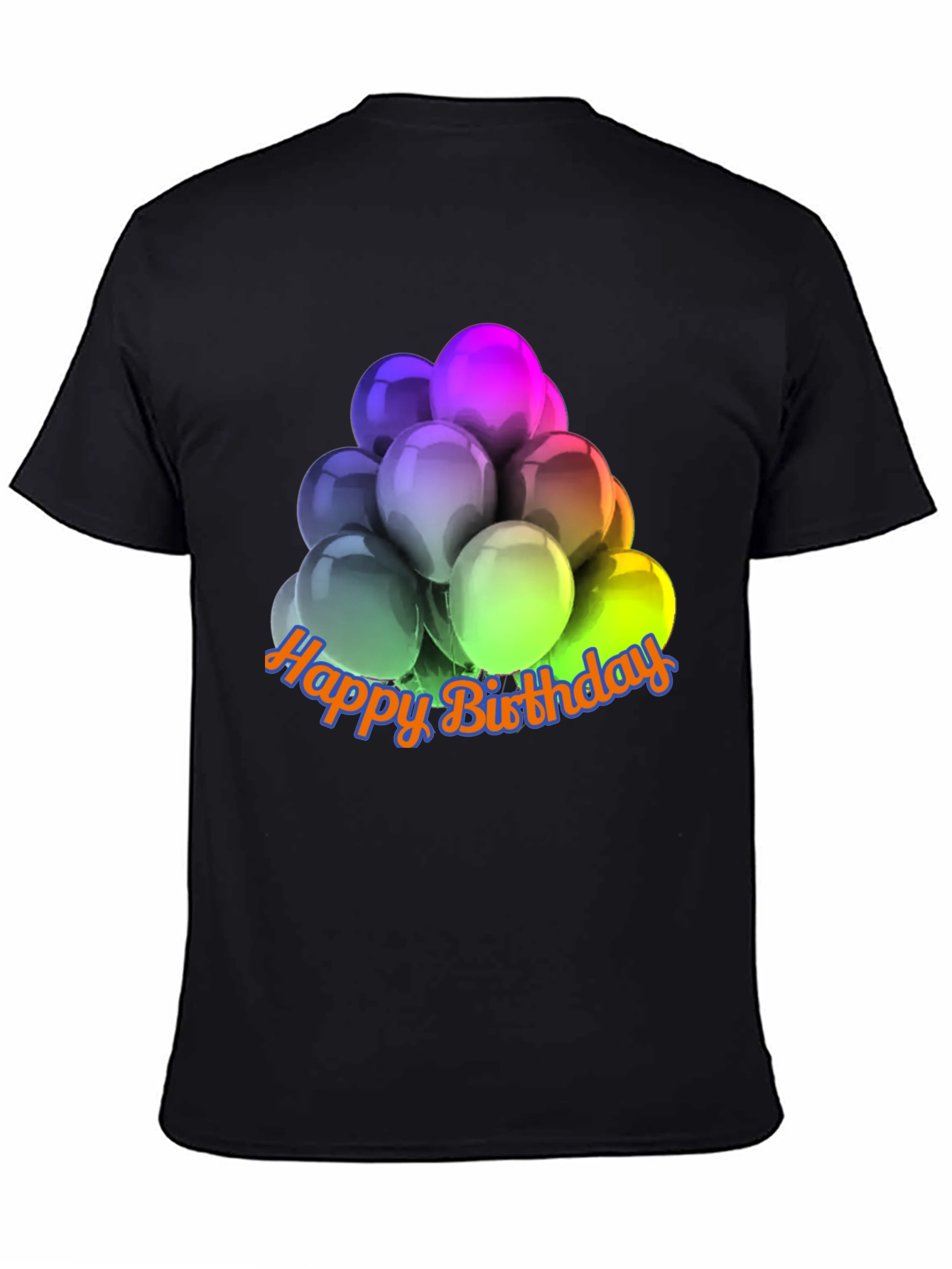 Happy Birthday Balloons Graphic T-Shirt
