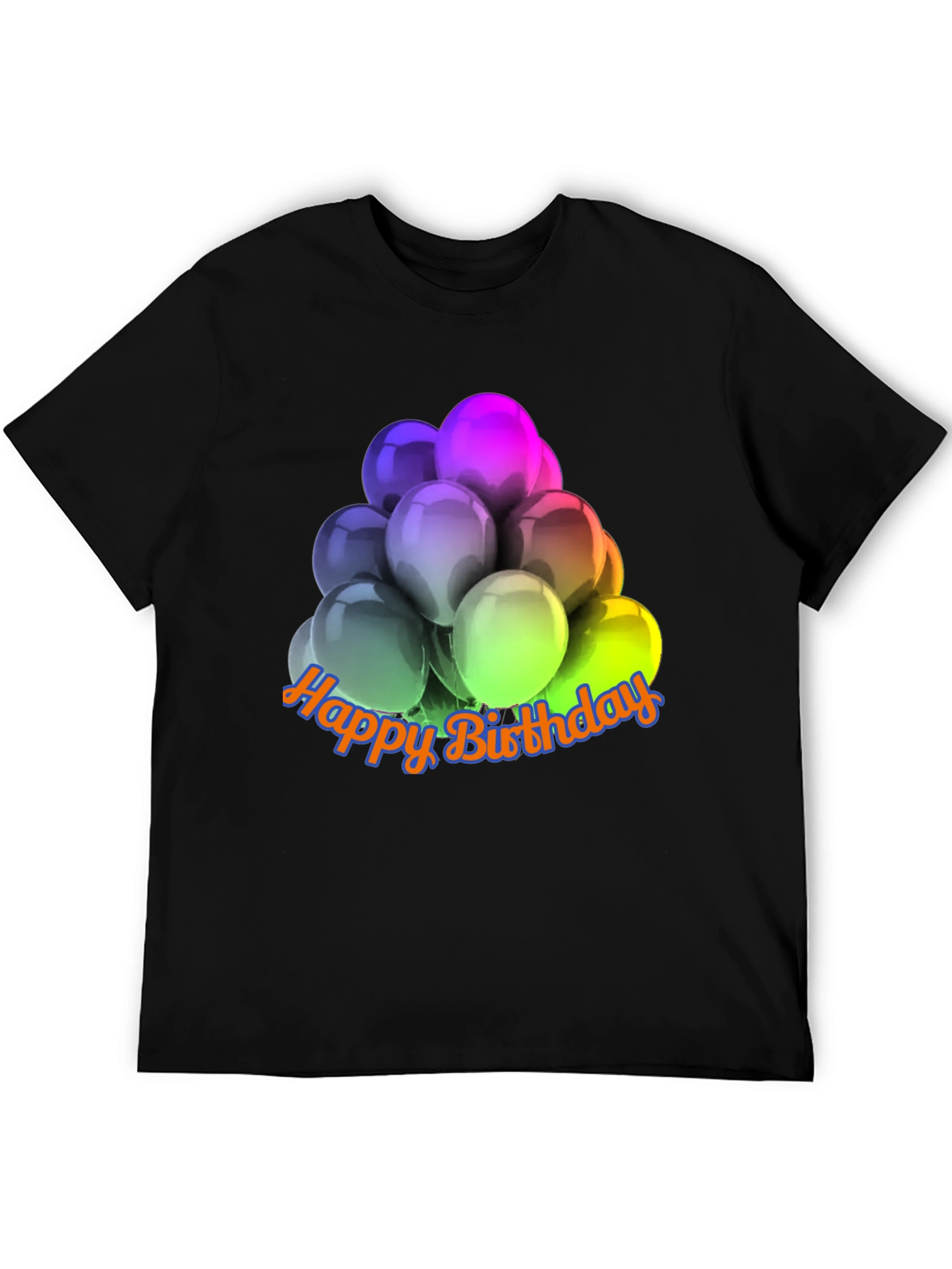 Happy Birthday Balloons Graphic T-Shirt