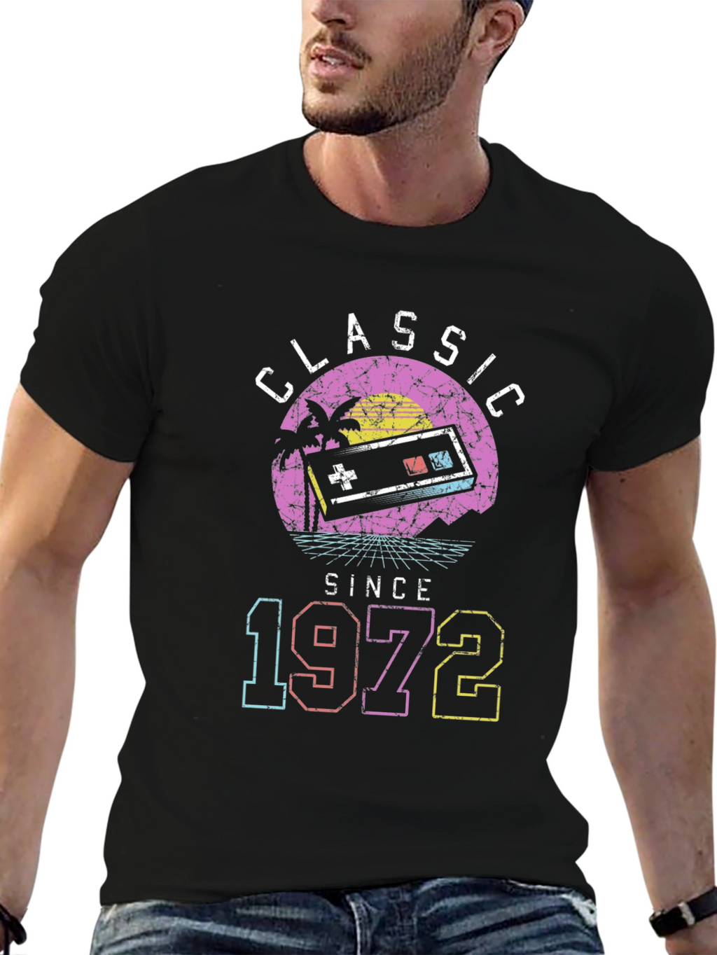 Classic Since 1972 Retro Gamer T-Shirt