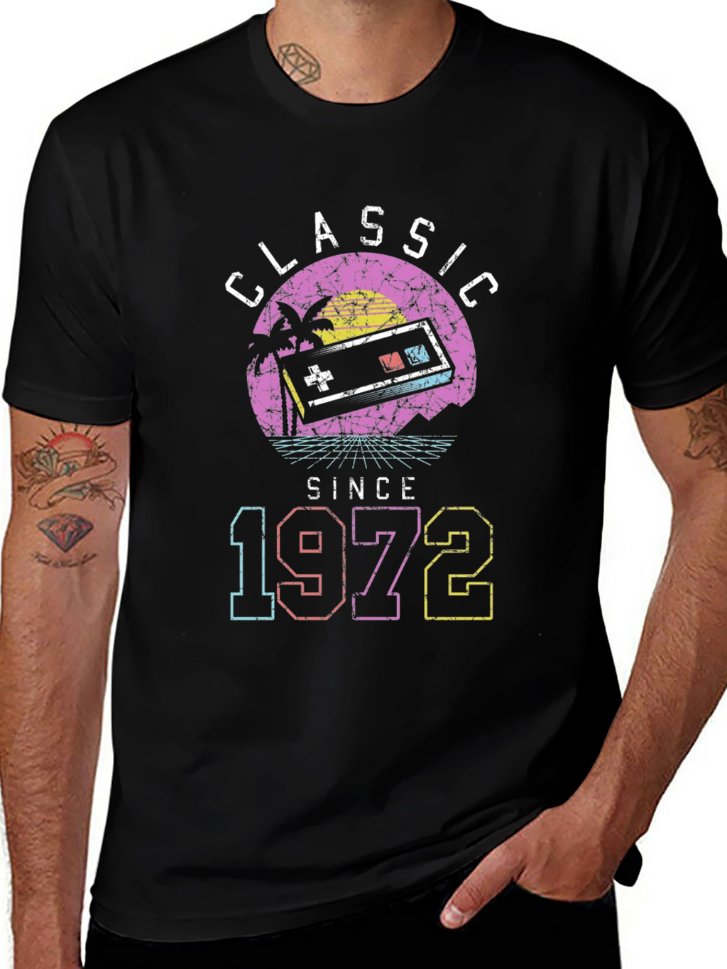 Classic Since 1972 Retro Gamer T-Shirt