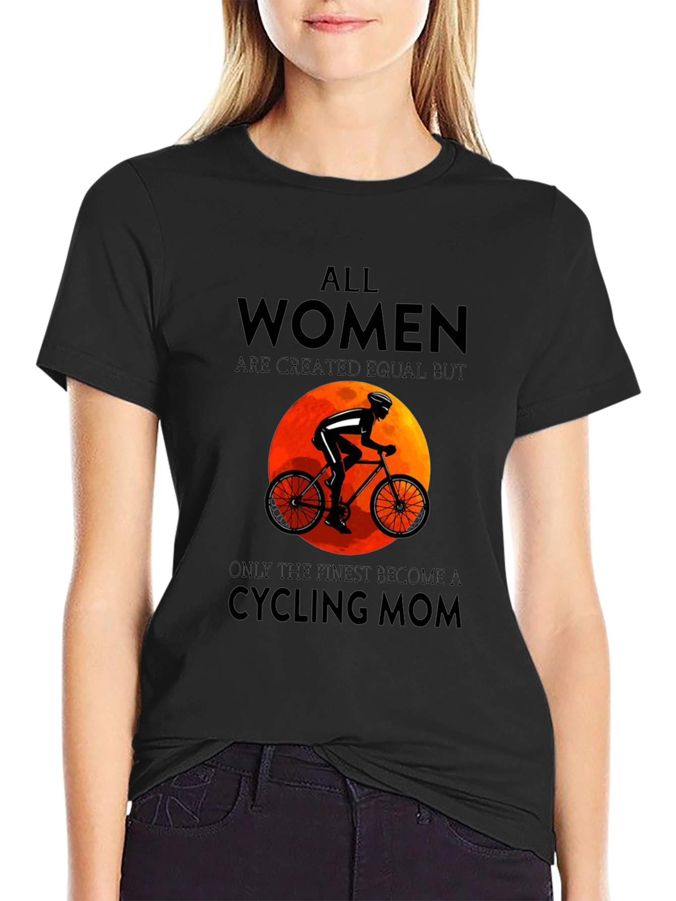 Cycling Mom T-Shirt: All Women Are Equal