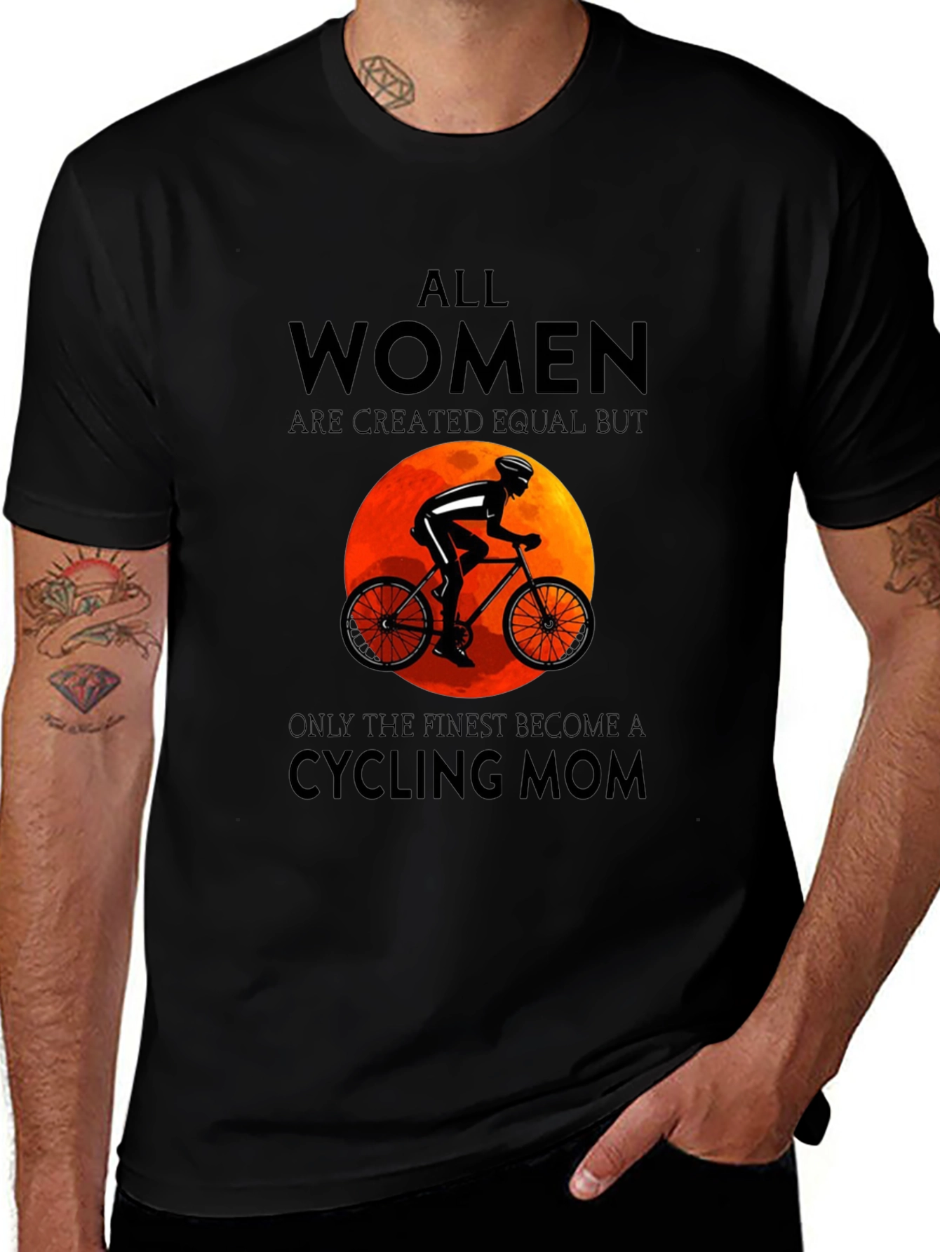 Cycling Mom T-Shirt: All Women Are Equal