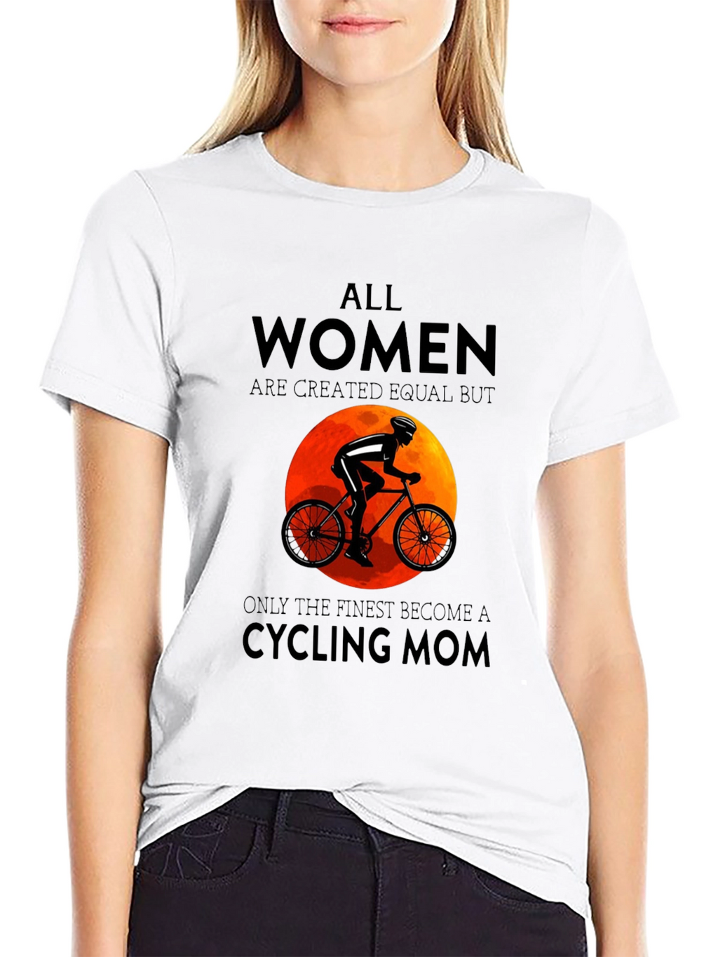 Cycling Mom T-Shirt: All Women Are Equal